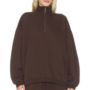 SKIMS Brown Turtleneck Sweater
